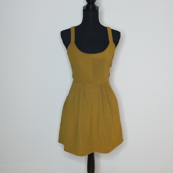 Ark & Co Dresses & Skirts - ARK & CO M Yellow Cutout Design Dress/ 3 for $25
